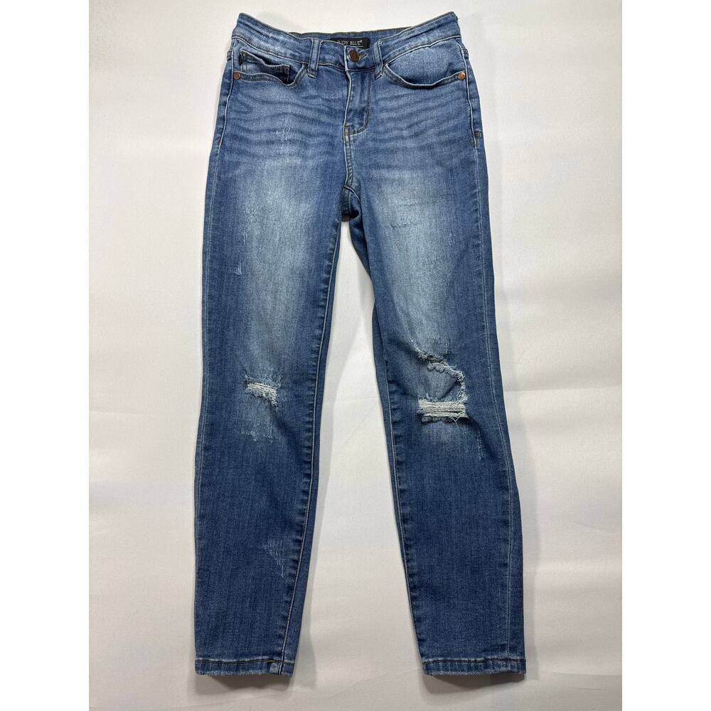 Judy Blue Women's Skinny Fit Blue Stretch Jeans - Size 27 (25x25)*